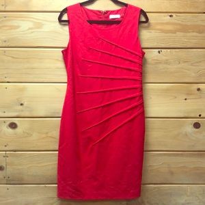 Calvin Klein Red Cocktail Dress